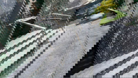 First-floor apartment with ocean view.