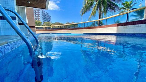 M063 - Apto Aconchegante | Vista Lateral | Piscina