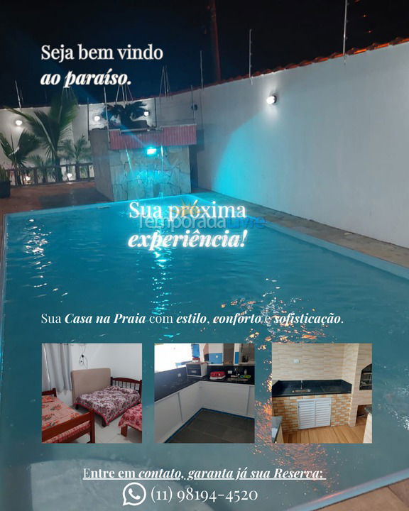 Casa para aluguel de temporada em Itanhaém (Balneário Santa Júlia)