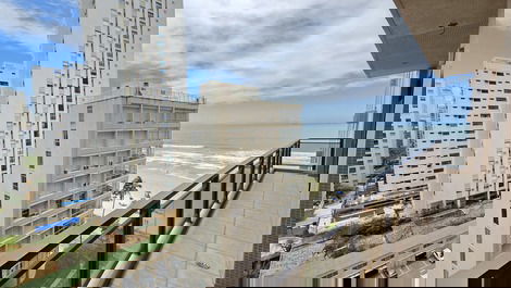 Sacada com vista ao mar