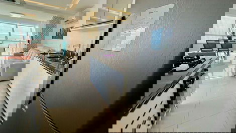 Beautiful sea view in Perequê (Porto Belo) for 8 people.