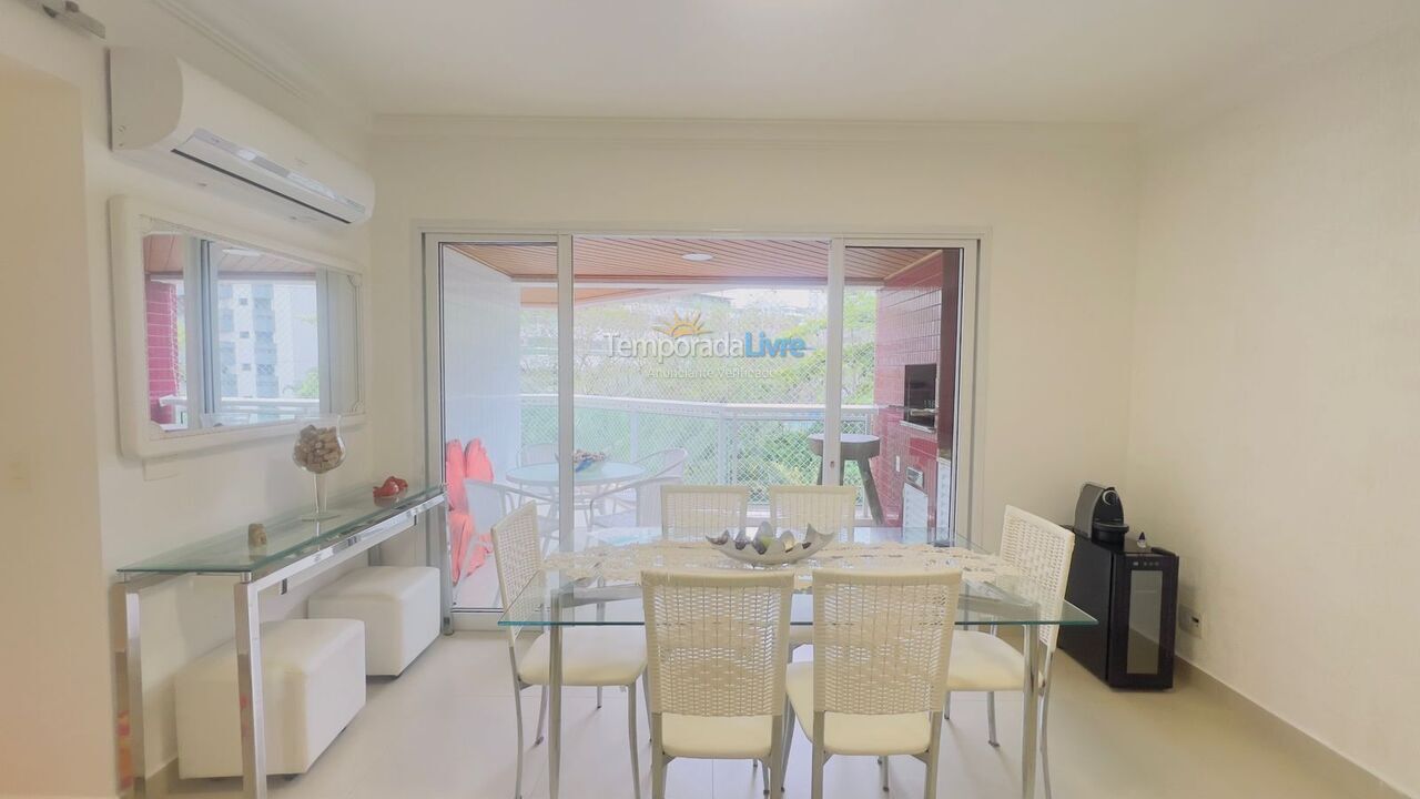 Apartamento para aluguel de temporada em Bertioga (Riviera de São Lourenço)