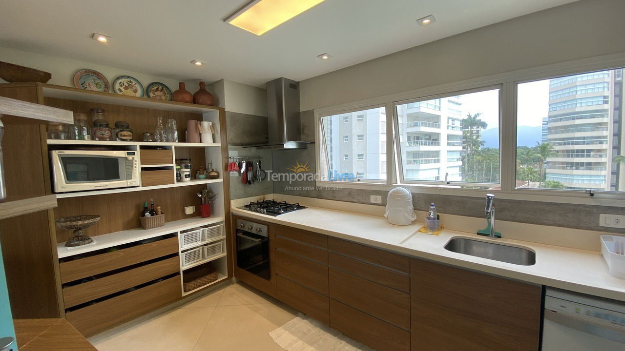 Apartamento para aluguel de temporada em Bertioga (Riviera de São Lourenço)