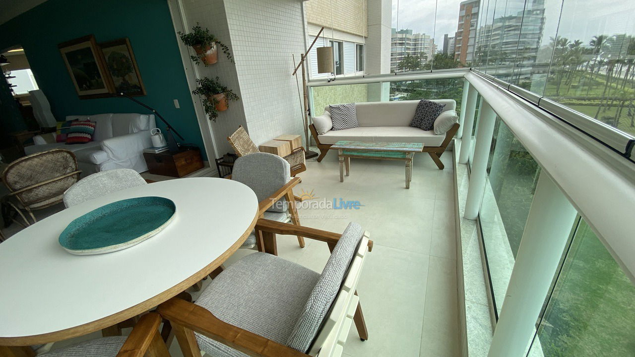 Apartamento para aluguel de temporada em Bertioga (Riviera de São Lourenço)