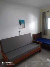 Apartment for rent on Maranduba beach with swimming pool