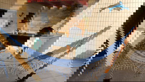 Relaxe na rede de descanso 