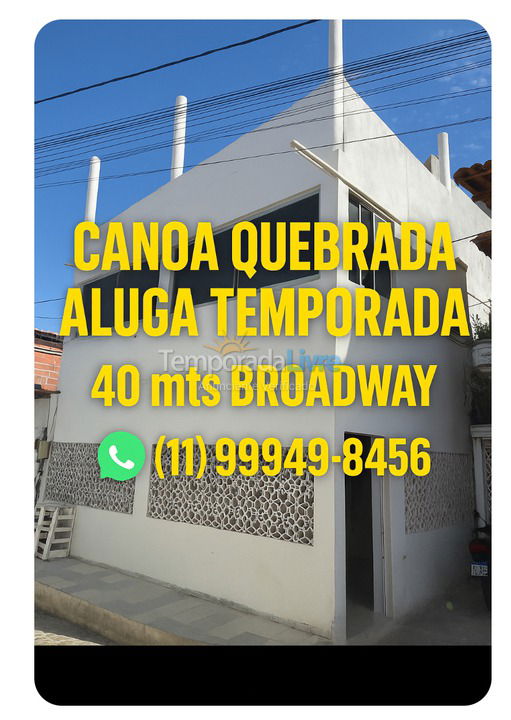 House for vacation rental in Aracati (Canoa Quebrada 40 Mts Broadway)