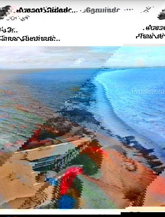 House for vacation rental in Aracati (Canoa Quebrada 40 Mts Broadway)