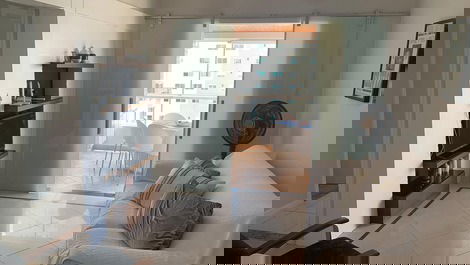 Balneario Camboriú, vista a la noria, piso alto, barbacoa, plaza de aparcamiento.