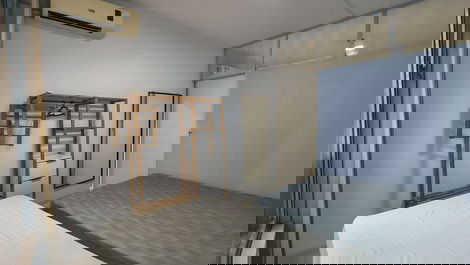 VISTA AL MAR EN LA AVENIDA DA PRAIA DE SANTOS - GARAJE Y AIRE ACONDICIONADO