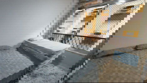 VISTA AL MAR EN LA AVENIDA DA PRAIA DE SANTOS - GARAJE Y AIRE ACONDICIONADO