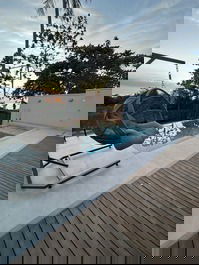 Área externa super espaçosa!