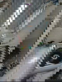 Apartamento meia praia lateral para o mar