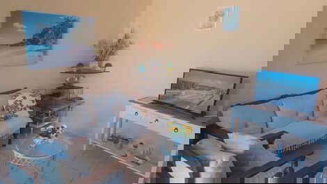 Sala de estar com smart tv