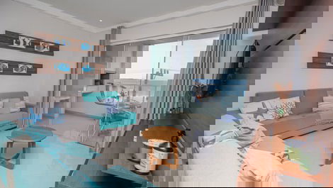 Apartamento de 3 dormitórios de frente para a Praia de Quatro Ilhas