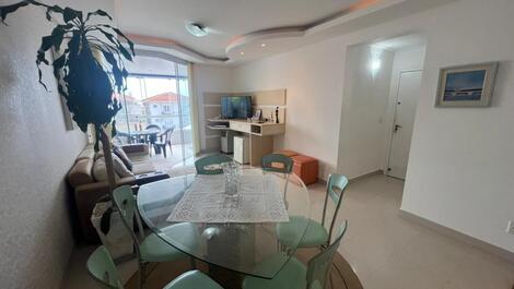 Excelente ajuste en Prainha, 3 dormitorios con aire acondicionado, balcón con barbacoa