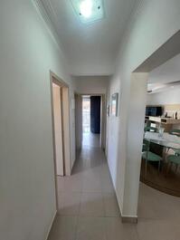 Excelente ajuste en Prainha, 3 dormitorios con aire acondicionado, balcón con barbacoa