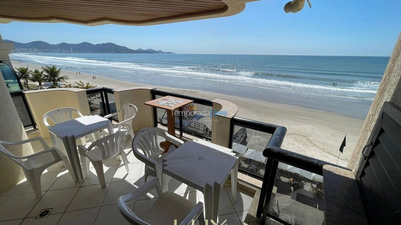 Apartamento para alquiler de vacaciones em Itapema (Meia Praia Frente Mar)