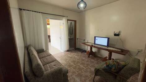 Casa de Praia em Porto Belo, 2 quartos com Ar-condicionado e Garagem