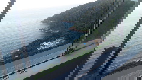 Vista da janela de uma das suites 