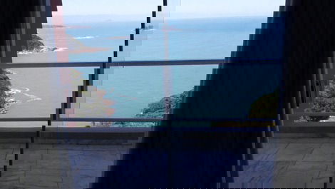 Vista de uma das sacadas da suíte master