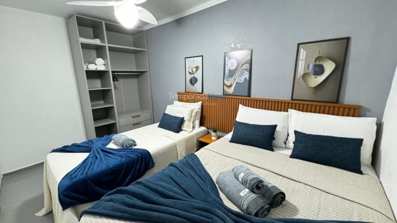 Apartamento para aluguel de temporada em Santos (Aparecida)