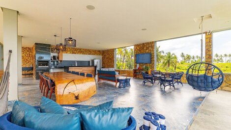 Mansão de Luxo em Condomínio no Caribe Brasileiro