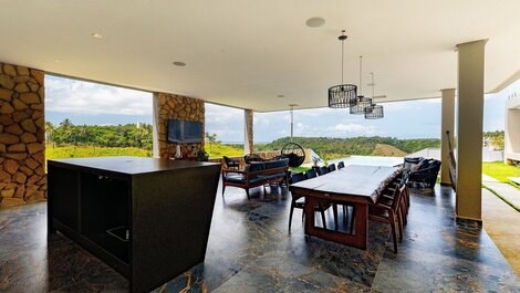 Mansão de Luxo em Condomínio no Caribe Brasileiro