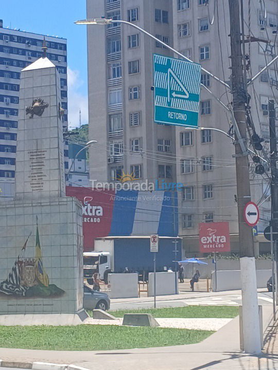 House for vacation rental in São Vicente (Gonzaguinha)